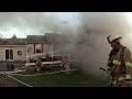 Working House Fire w/FireFighter Rescue, Great Mills, MD