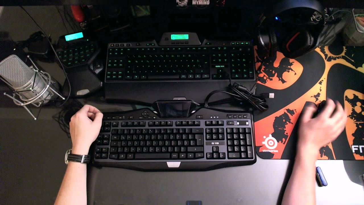 unboxing & handsonreview: logitech g19 gaming keyboard - youtube
