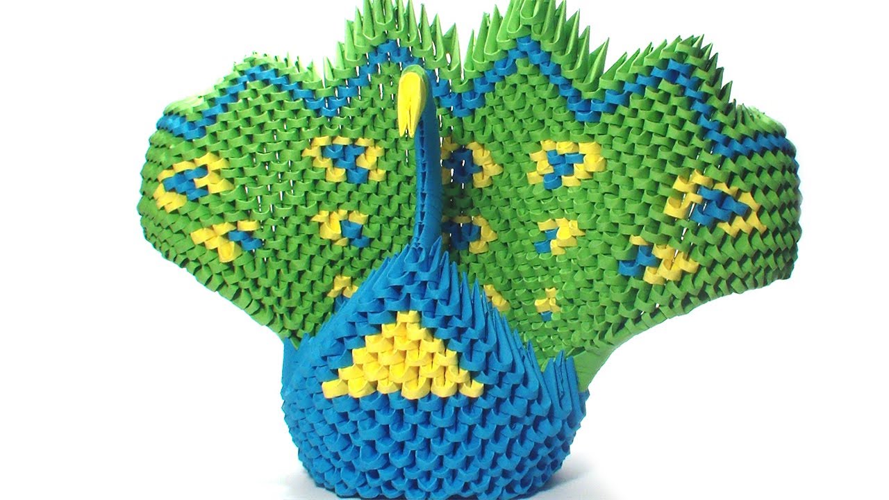 3d Origami Green Peacock Tutorial | 3d origami green peacock tutorial youtube 3d Origami Green Peacock Tutorial | 3d origami green peacock tutorial youtube