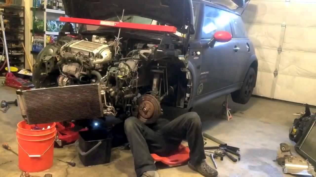 Time lapse Clutch MINI Cooper S 2006 R53 transmission removal YouTube