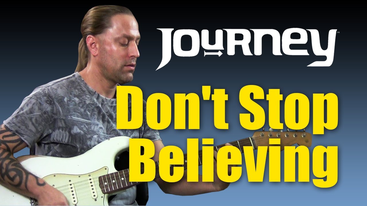 don stop believing guitar journey play