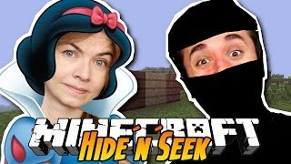 BRANCA DE NEVE E NINJA INVISÍVEL! - Minecraft - Hide N Seek