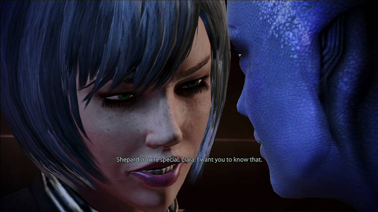 mass effect alien lesbians transformed into a shemale