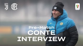 JUVENTUS vs INTER | ANTONIO CONTE INTER TV EXCLUSIVE PRE-MATCH INTERVIEW 🎙⚫🔵?? [SUB ENG] #CoppaItal​a?