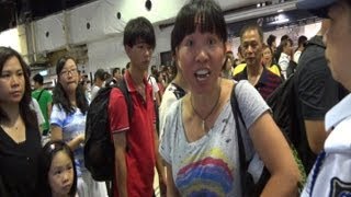 [狂躁強國女]拒絕過磅阻塞閘機[返去影你老婆!!]­