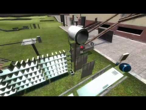Awesome Rube Goldberg Machine: The Soda Disposer (Видео)