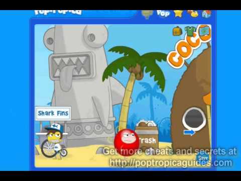 Poptropica Cheats - Shark Tooth Island Walkthrough - YouTube