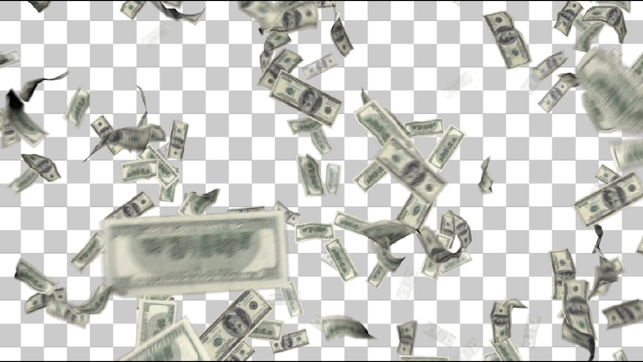 $100 Money Bills Raining Down From Top to Bottom - YouTube