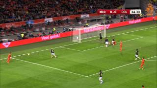 Голландия - Колумбия 0:0 видео