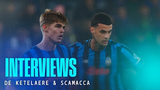 Le dichiarazioni di De Ketelaere e Scamacca nel post match | UCL MD3 League Phase - ENG SUBs