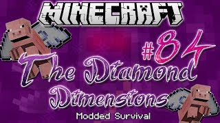 "BATTLE PIG IS OURS!" | Diamond Dimensions Modded Survival #84 | Minecraft