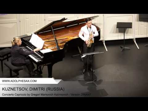 Dinant 2014 - Kuznetsov, Dimitri - Concerto Capriccio by Gregori Markovich Kalinkovich