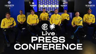 INTER vs SAMPDORIA | LIVE | PRE-MATCH PRESS CONFERENCE | 🎙️⚫🔵?? [SUB ENG⚫