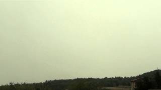 INCREDIBLE Positive close lightning strike ! Foudre très proche 300m ! (orage 7 septembre 2013)