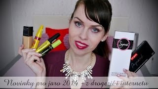 Kosmetické novinky jaro 2014 - z drogeriií a internetu (Rimmel, Maybelline, Pupa, Sigma, Jordana)