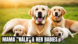 Mom Licking Her Nursing Puppies Very Cute Youtube