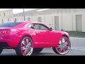 Thumbnail 2 for CANDY PINK CHEVY CAMARO ON 30" DUB FLOATERS Thumbnail 2 for CANDY PINK CHEVY CAMARO ON 30" DUB FLOATERS