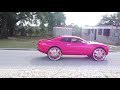 Thumbnail 3 for CANDY PINK CHEVY CAMARO ON 30" DUB FLOATERS Thumbnail 3 for CANDY PINK CHEVY CAMARO ON 30" DUB FLOATERS