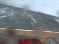 Ship in North Sea Storm errv oil rig rescue vessel