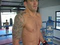 Englands Steve Wakeling kicks pads