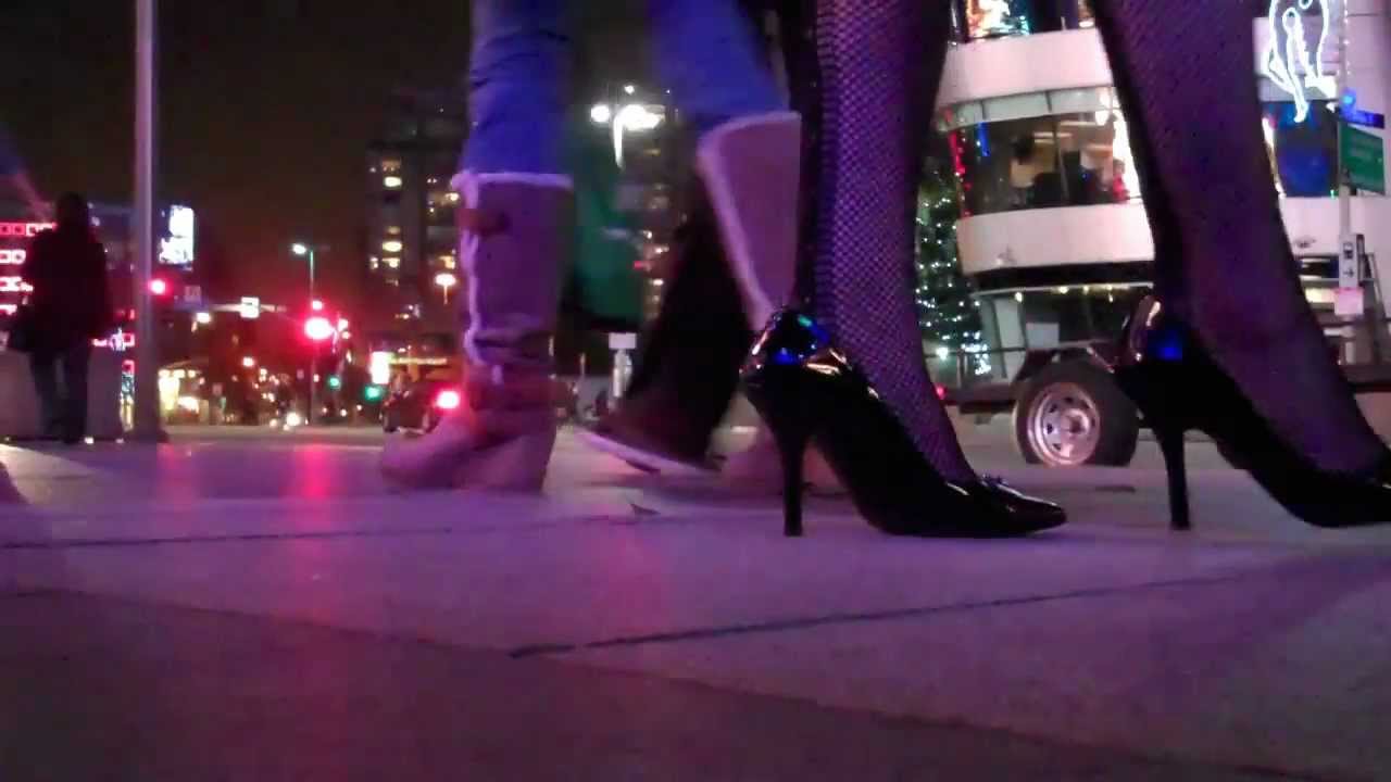 up skirt dress flying up and High Heels YouTube