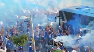 14/09/2013 - Cruzeiro - Chegada do ônibus ao Mineirão (Toca III)