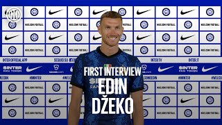 EDIN DZEKO | Exclusive first Inter TV Interview | #WelcomeEdin #IMEdin #IMInter 🎙️⚫️🔵🇧🇦???? [SUB ENG]