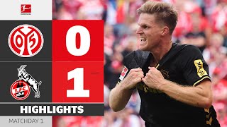 Bülter Sparks Cologne Revival! | MAINZ 05 — 1. FC KÖLN | Highlights | Matchday 1 – Bundesliga 25/26