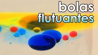 Como fazer bolas flutuantes