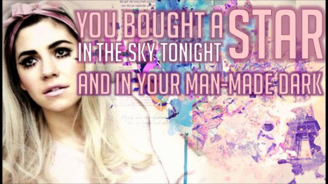 Buy The Stars - Marina and The Diamonds (LYRICS ON SCREEN) - YouTube