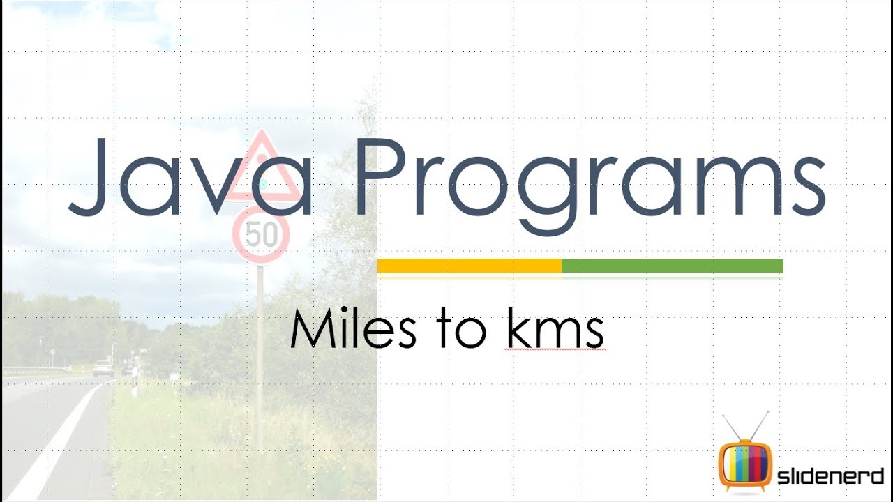 15 Java Program: Miles to kilometers Converter Code [HD 1080p ...