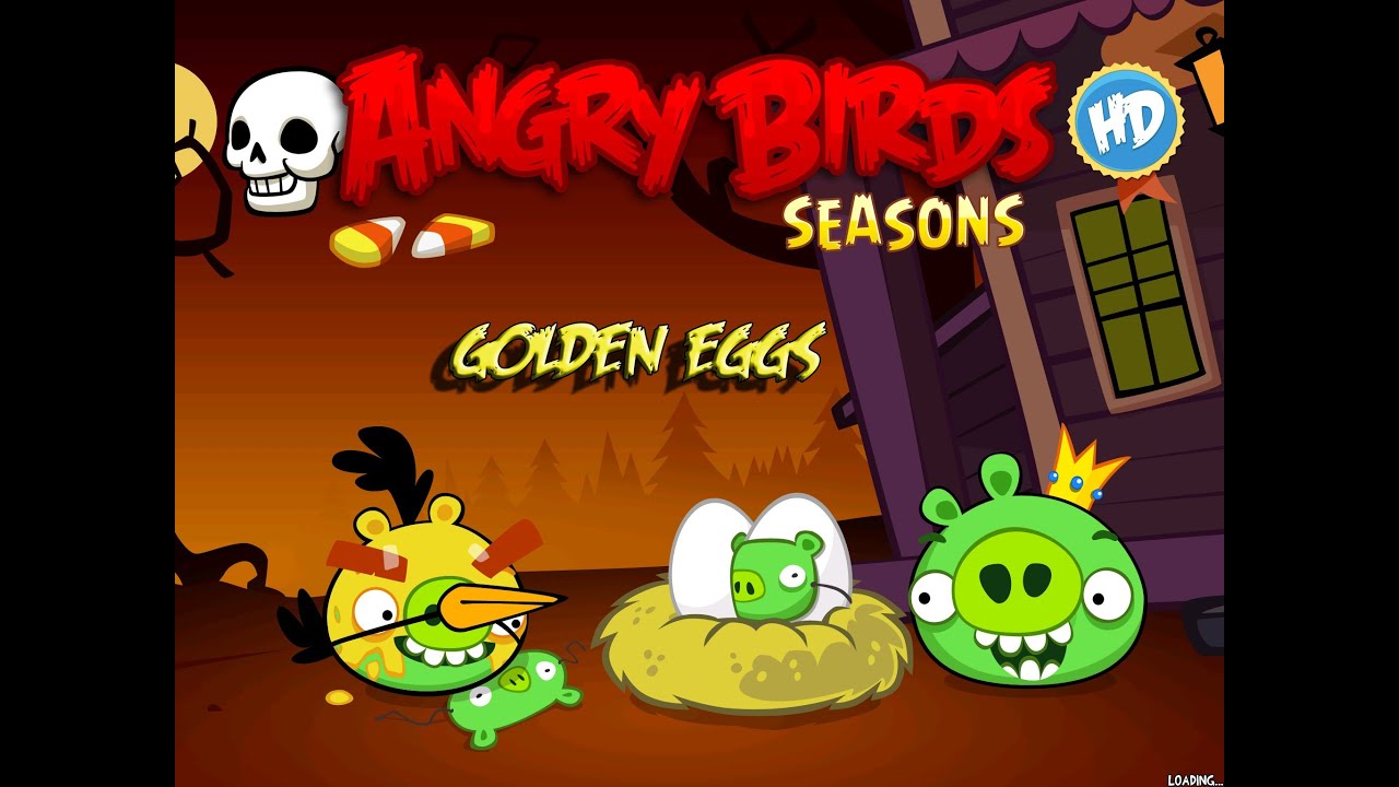 Angry Birds Seasons - Season 3 - Haunted Hogs Golden Eggs Walkthrough ...