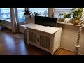 TVlift inside an old style cabinet