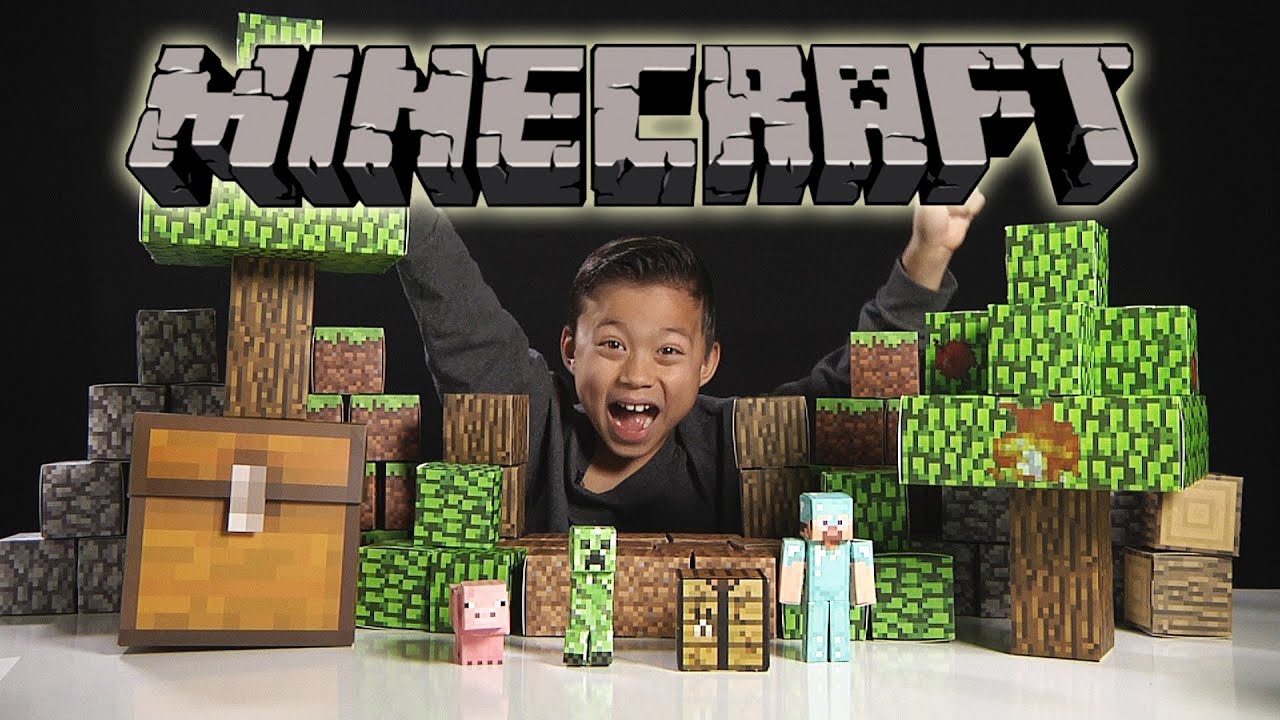 Set deluxe minecraft Overworld MINECRAFT Papercraft Unboxing overworld & set papercraft    Deluxe   Review