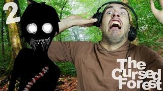 CASI ME CAIGO DE LA SILLA DEL SUSTO! | The Cursed Forest | Parte 2 - JuegaGerman