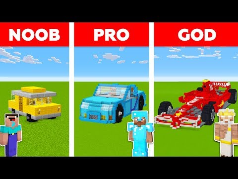 Minecraft NOOB vs PRO vs GOD: CAR in Minecraft / Funny Animation