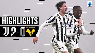 Juventus 2-0 Verona | New signings Vlahovic and Zakaria score on their debuts! | Serie A Highlights