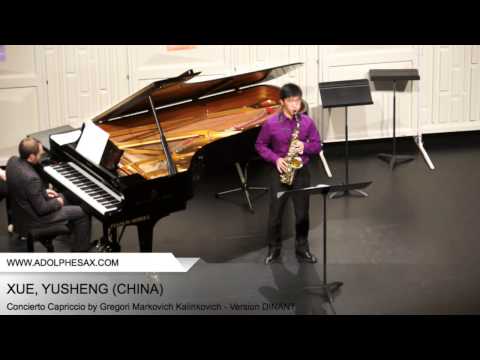 Dinant 2014 - XUE Yusheng (Concierto Capriccio by Gregori Markovich Kalinkovich - Version DINANT)