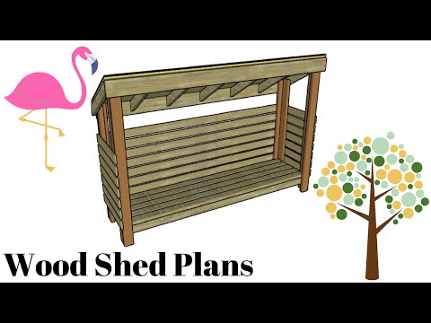 How to build a wood shed - YouTube