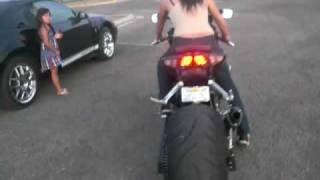 CUSTOM 08 GSXR 750 WITH 300 TIRE PART 2 OF 2
