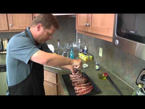 Grilled Lamb Chops on a Char-Broil Infrared Grill