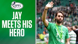 Lennon and Samaras share title success with young fan!