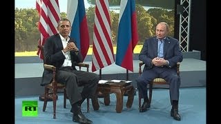 Путин после встречи с Обамой: Можно двигаться вперед по чувствительным направлениям