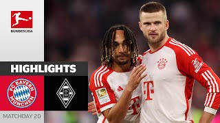Boey Debut At Bayern Win! | FC Bayern — Gladbach 3-1 | Highlights | Matchday 20 – Bundesliga 2023/24