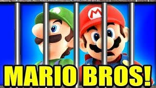 SUPER MARIO BROS. IN JAIL!? -- Gmod COPS N ROBBERS Mod! 8 (Garry's Mod)