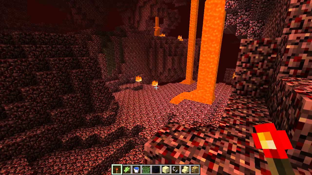 How to Make Minecraft Nether Portal Creative mode 1.7.4 YouTube