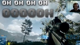 SNIPE PILOT NOSCOPE REACTION - Only In Battlefield 3