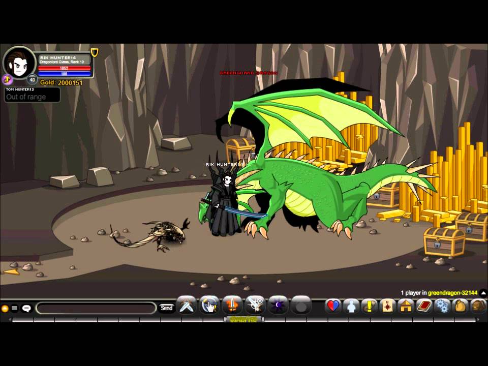 aqw how to high crit with dragon lord