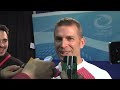 2011 Ford World Men's Curling Championship - Draw 8 Media Scrum