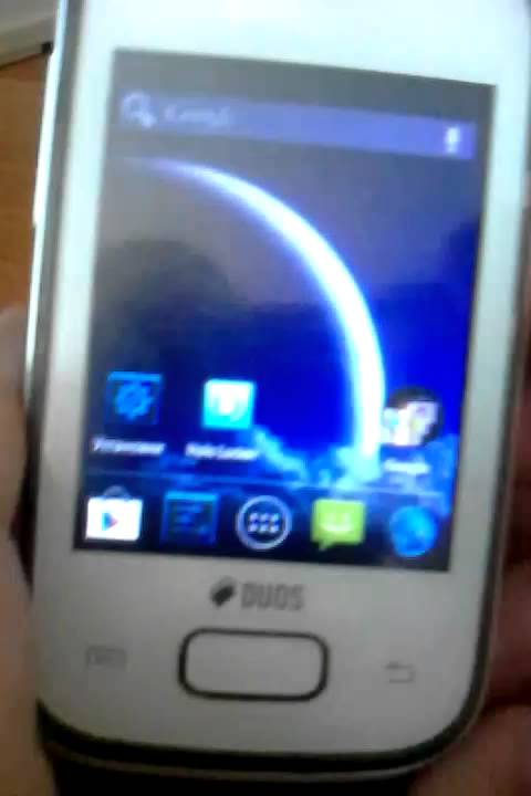 Samsung Андроид Gt-S5302 Описание Меню